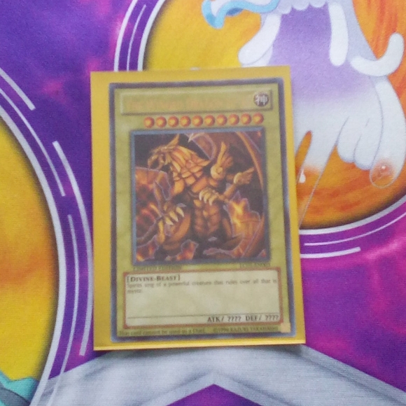 Yu Gi Oh! The Winged Dragon Of Ra Card 1996 Limited Edition - Picture 3 of 4